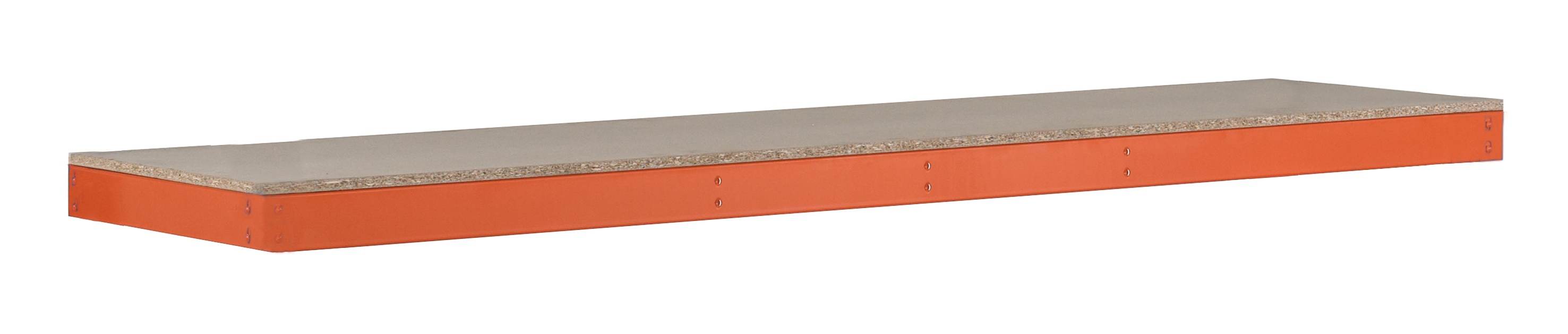 Zusatzebene mit Spanplatten, Z1, 1841 x 621 mm, orange/verzinkt, Fachlast 610 kg