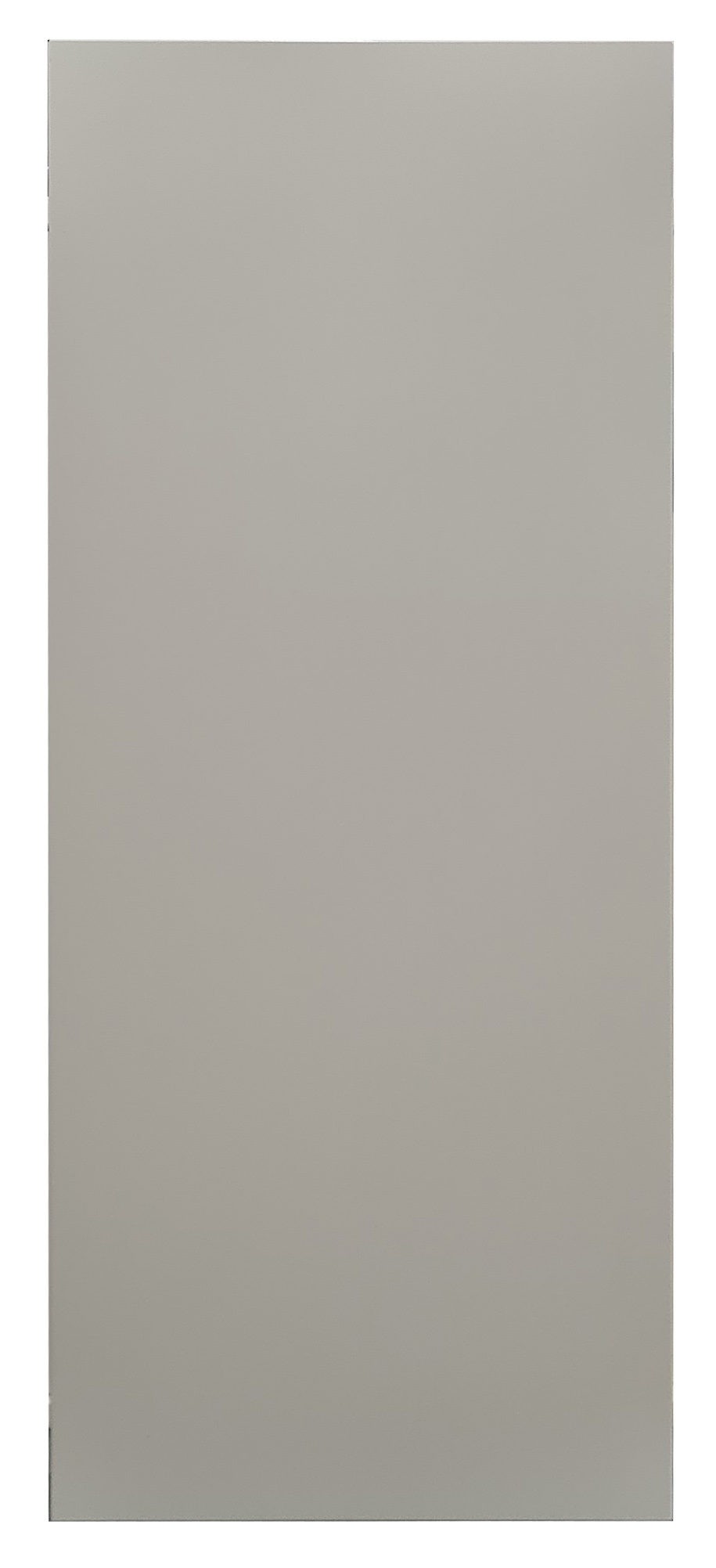 Vollblech-Seitenblende, 90 x 1250 x 600 mm (H x T), RAL 7035 lichtgrau