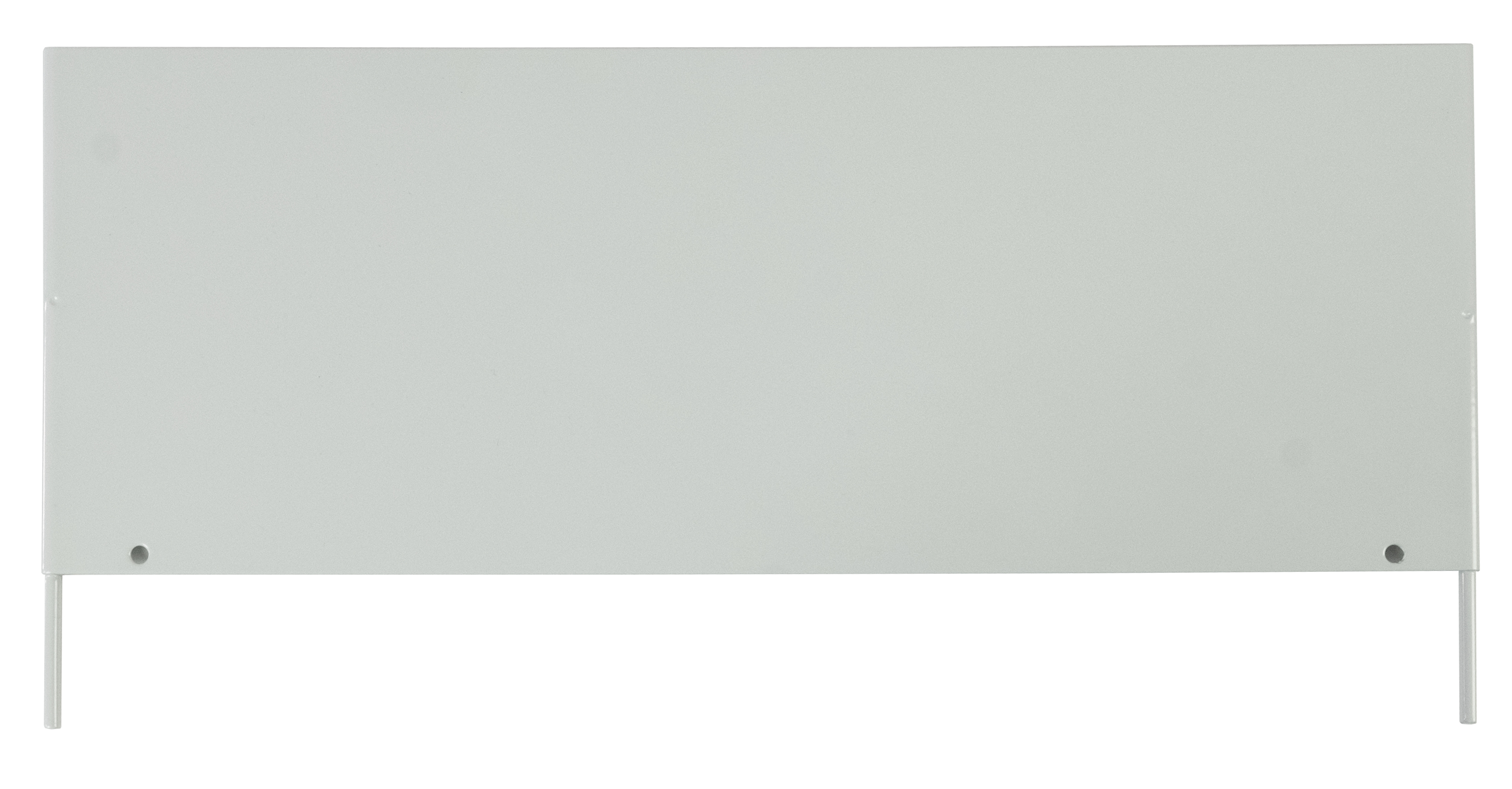 Stecktrennblech freistehend, 600 x 140 mm (T x H), RAL 7035 lichtgrau für MULTIplus250- und MULTIplus330-Fachböden